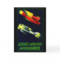 Vintage airplane - Travel gifts and greetings Cards