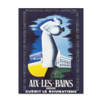 Vintage Aix-Les-Bains Post Card