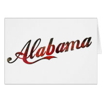 Vintage Alabama Greeting Card
