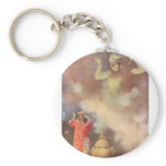 Vintage Aladdin and the Genie of the Lamp Key Chain