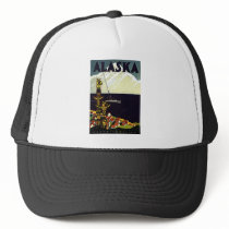 Vintage Alaskla  Logo Trucker Hats