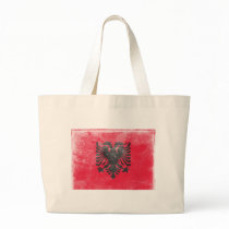 Vintage Albania Flag Bag