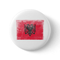 Vintage Albania Flag Pinback Button