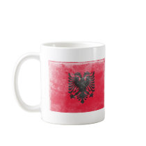Vintage Albania Flag Mugs