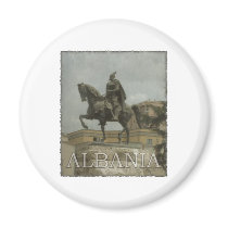 Vintage Albania Magnet
