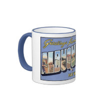 Vintage Albuquerque Postcard Mugs