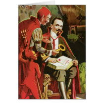 Vintage Alexander Fredrik Magic Poster Greeting Cards