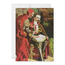 Vintage Alexander Fredrik Magic Poster Custom Invitations