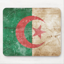 Vintage Algeria Flag Mouse Pads