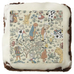 Vintage Alice and Friends Fabric Pattern Brownie