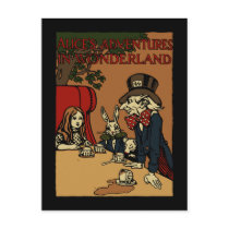 Vintage Alice Cover Mad Tea Party Post Cards