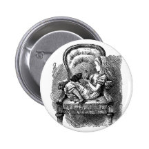 Vintage Alice in Wonderland book drawing Pins