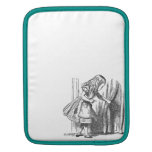 Vintage Alice in Wonderland looking for the door iPad Sleeves