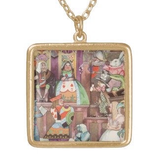 Vintage Alice in Wonderland necklace