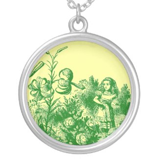 Vintage Alice in Wonderland necklace