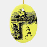 Vintage Alice in Wonderland Christmas Tree Ornament