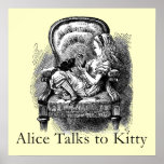Vintage Alice in Wonderland Poster