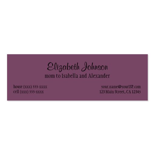 Vintage Alice in Wonderland, Queen of Hearts Business Card Template (front side)