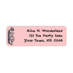 Vintage Alice in Wonderland Return Address Labels