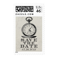 Vintage Alice in Wonderland Save the Date Postage