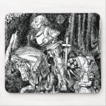 Vintage Alice in Wonderland White Knight and Alice