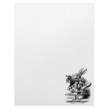 Vintage Alice in Wonderland, White Rabbit Herald