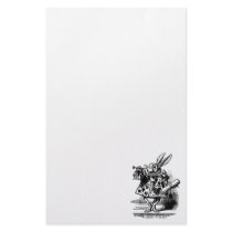 Vintage Alice in Wonderland, White Rabbit Herald