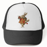 Vintage Alice White Rabbit Mesh Hat