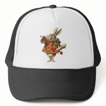 Vintage Alice White Rabbit Mesh Hat