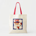 Vintage All American Santa Claus Art bag