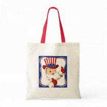 Vintage All American Santa Claus Art bags by XmasFun Vintage All American Santa Claus Art bags