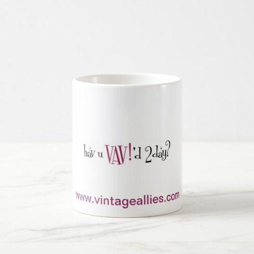 Vintage Allies Variety Broadcasting VAV! Mugs