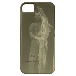 Vintage Alligator Hunt Photo c 1920s iPhone 5 Case