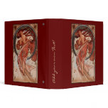 Vintage Alphones Mucha  Dance Binder