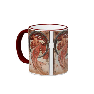 Vintage Alphones Mucha Dance Mugs