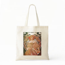 Vintage Alphonse Maria Mucha Art Bag