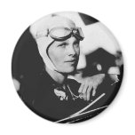 Vintage Amelia Earhart Photo Refrigerator Magnets