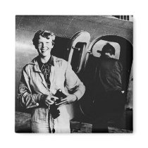 Vintage Amelia Earhart  Photo Fridge Magnets