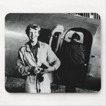 Vintage Amelia Earhart  Photo Mousepads