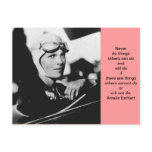 Vintage Amelia Earhart Photo Post Card