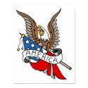 Vintage America Eagle Tattoo Art posters