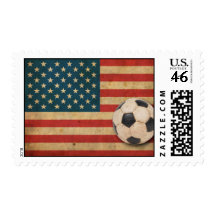 Vintage America Flag Stamp