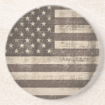 Vintage American Flag Coaster