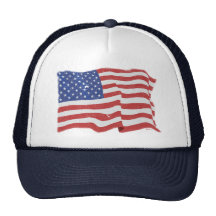 Vintage American Flag Hat