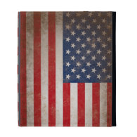 Vintage American Flag iPad Cases