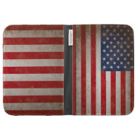 Vintage American Flag Kindle Cases