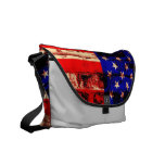 Vintage American Flag Messenger Bags