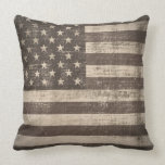 Vintage American Flag Pillow