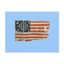 Vintage American Flag Products postcards