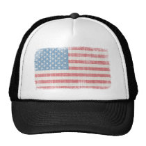 Vintage American Flag hats